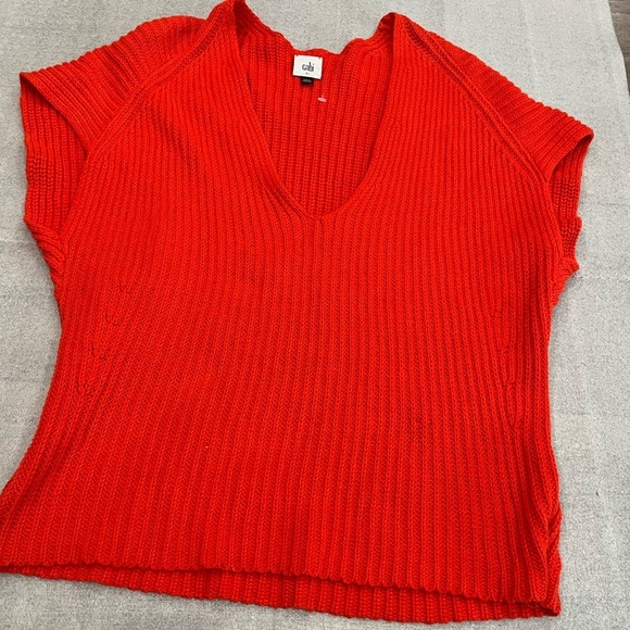 [XS]CAbi Ruby Chunky Sweater Vest Cottage Coastal Lagenlook Minimalist Oversize - Picture 3 of 9